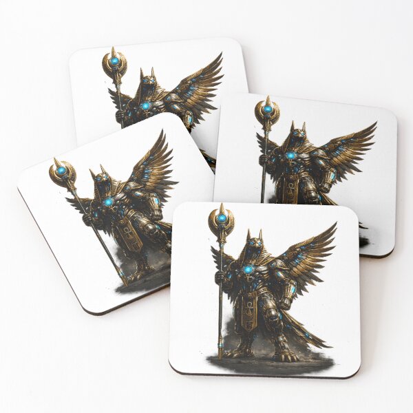 Item preview, Steel Horus V1 | Premium Cybernetic Egyptian Falcon Guardian | Futuristic Steel Guardian designed and sold by SteelCoat Studio.