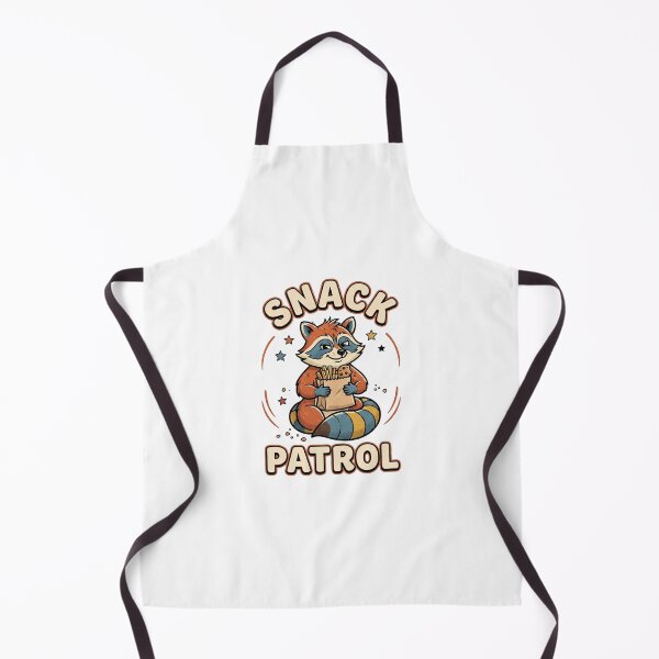 Item preview, Snack Patrol Funny Retro Raccoon designed and sold by GoofyShopp.