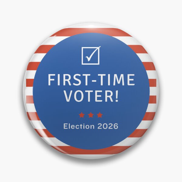 Item preview, First-time Voter Midterm Election 2026 designed and sold by celestwoo.