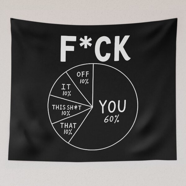 Item preview, F*CK YOU 60% OFF 10% IT 10% THIS SH*T 10% THAT 10% designed and sold by JamesCrArt.