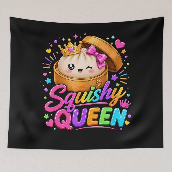 Item preview, Squishy Queen Dumpling Kawaii Pastel Anime Birthday Girl designed and sold by JamesCrArt.