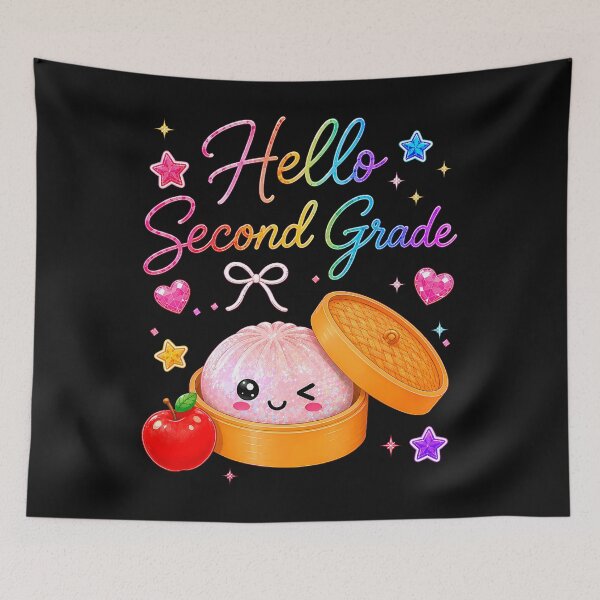 Item preview, 2Nd Grade Girls First Day Of Second Grade Dumpling Squishy designed and sold by JamesCrArt.