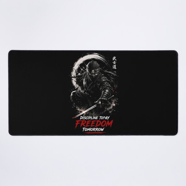 Item preview, Ninja Discipline Freedom Warrior Design designed and sold by Amr Siam.