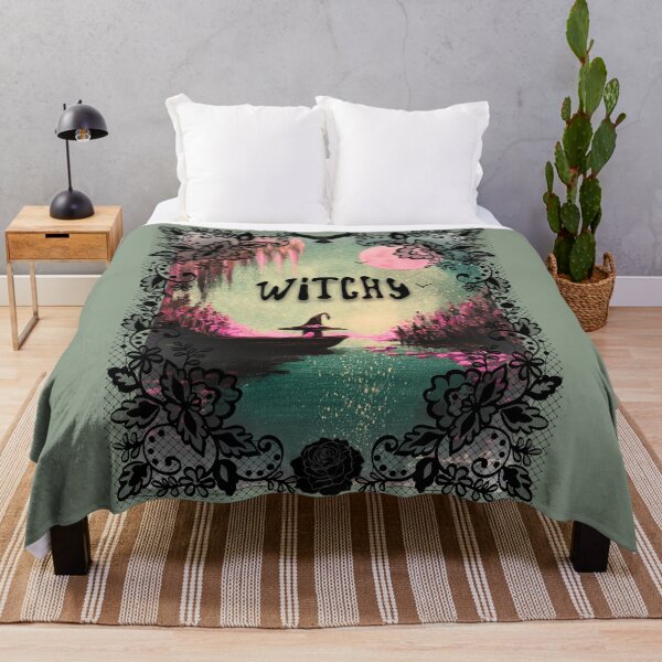 Item preview, Witchy Pink Moon Misty Swamp Gothic Art designed and sold by ArtistsAtticWI.