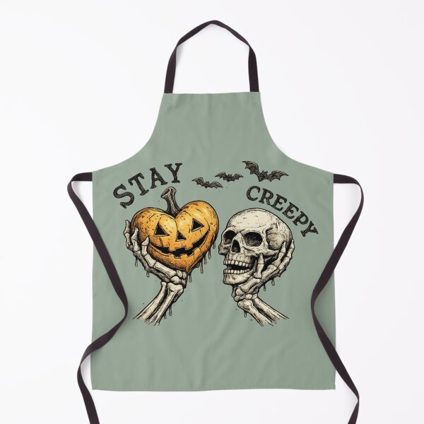 Item preview, Stay Creepy Skull Pumpkin for Halloween Fans designed and sold by POD DYNASTY | Original Print On Demand T-Shirt Graphics.