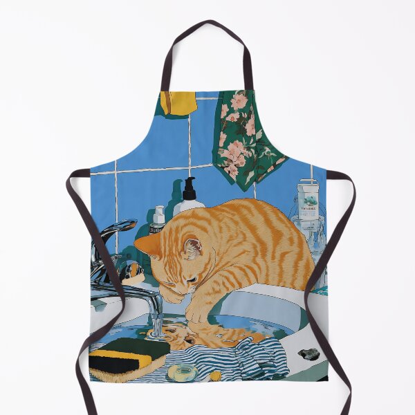 Item preview, Orange Cat Playing With Water designed and sold by Design Atlas.