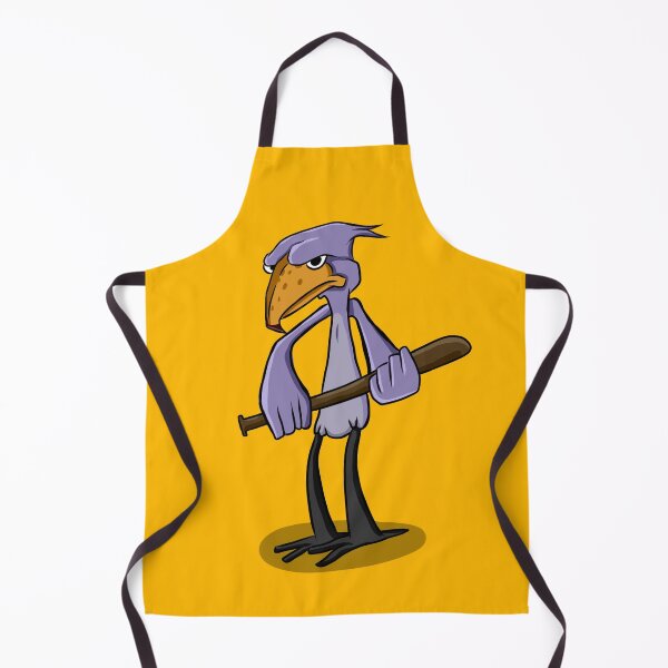 Item preview, Grumpy Shoebill with Baseball Bat – Funny Bird Cartoon designed and sold by MechanicalART.