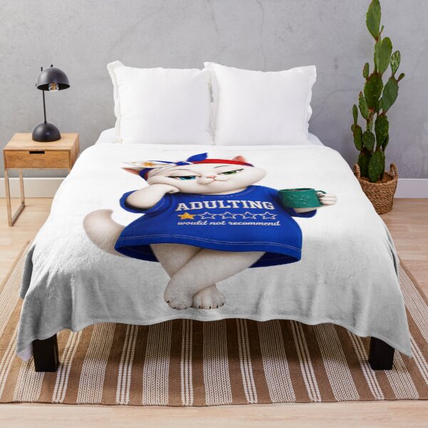 Item preview, Adulting not recommended cat designed and sold by SHARAMDARA.