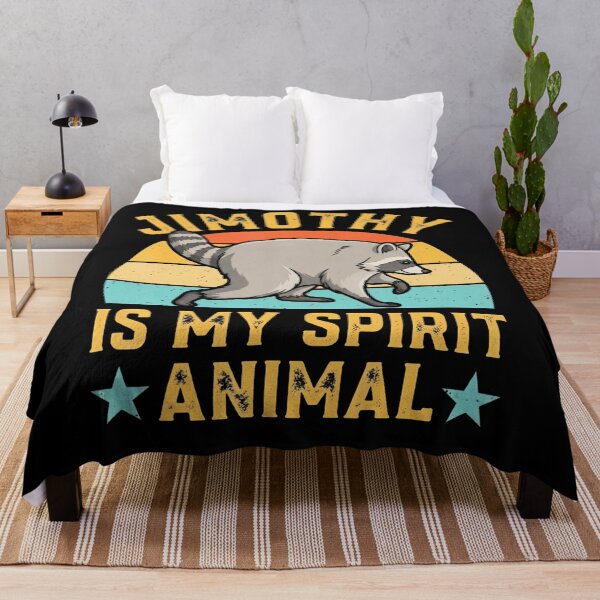 Item preview, Vintage Raccoon Quote Design Timothy Is My Spirit Animal designed and sold by Apparel-Vortex.