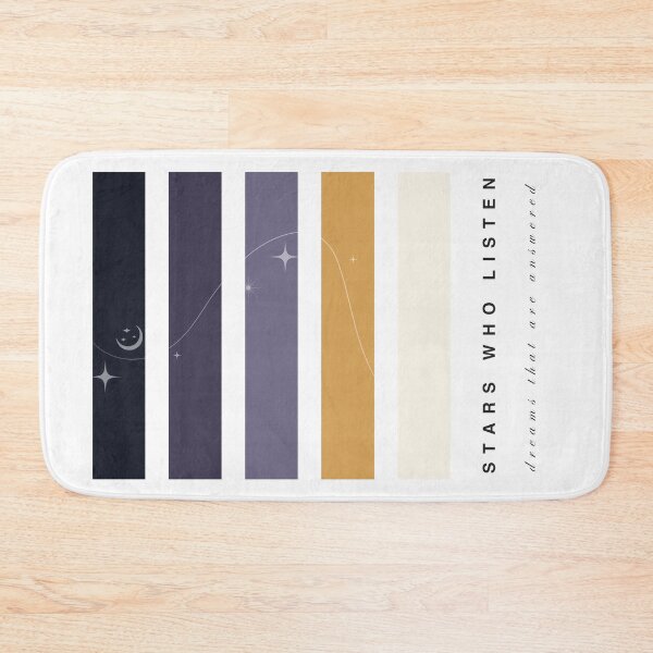Item preview, ‘Stars who Listen, Dreams Answered’ Quote Romantasy Hue Palette Special Edition Graphic Artwork designed and sold by The Colourful Game.