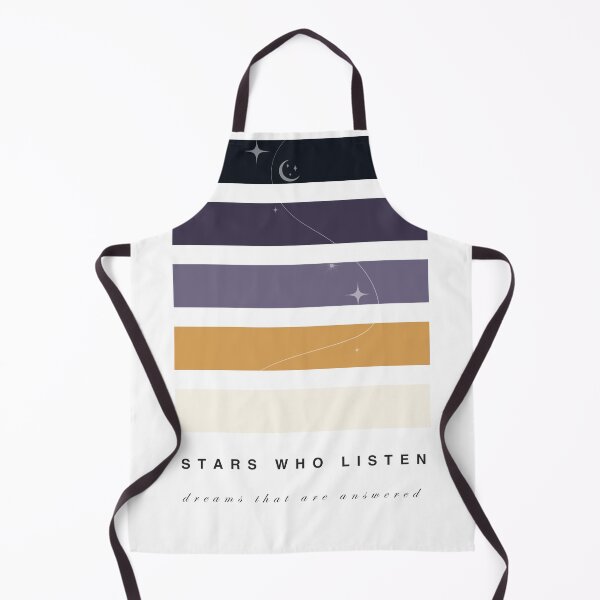 Item preview, ‘Stars who Listen, Dreams Answered’ Quote Romantasy Hue Palette Special Edition Graphic Artwork designed and sold by The Colourful Game.