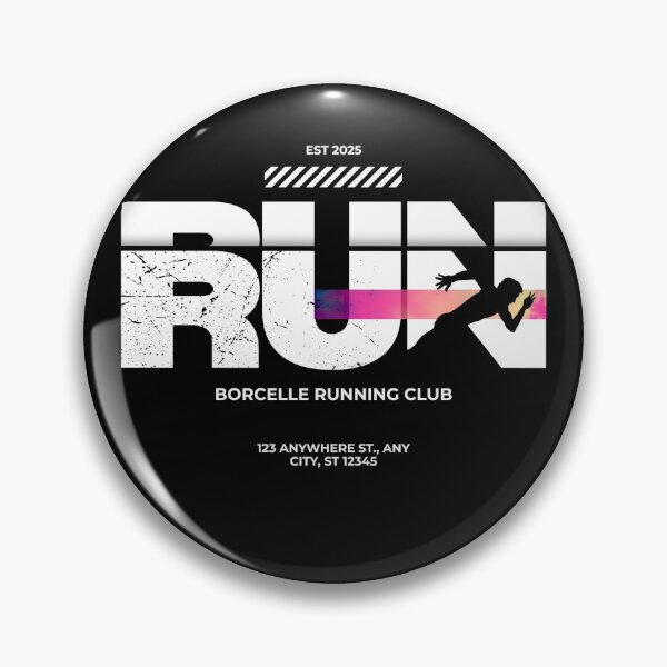 Item preview, Bold Running Club Logo Design designed and sold by Sickrobot8.
