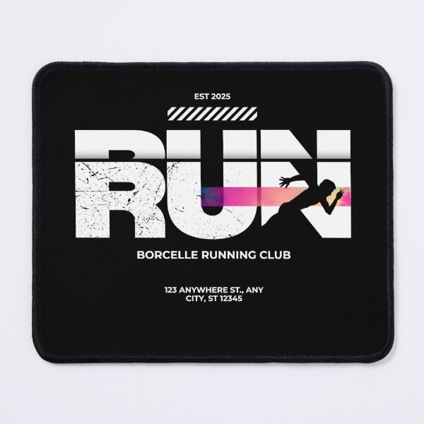 Item preview, Bold Running Club Logo Design designed and sold by Sickrobot8.