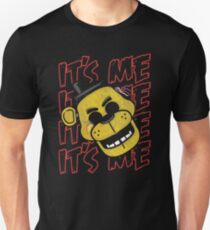 Five Nights At Freddy's It's Me Golden Freddy Slim Fit T-Shirt
