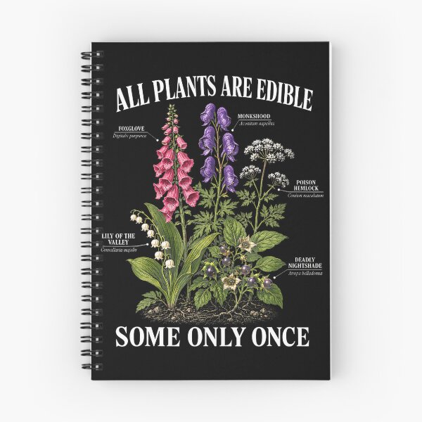 Item preview, All Plants Are Edible Some Only Once Funny Botany Gardening designed and sold by Apparel-Vortex.