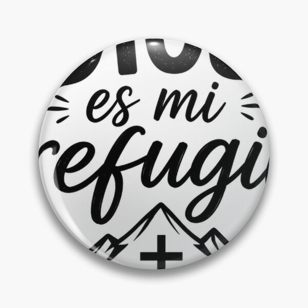 Item preview, God is my Refuge | Psalm 91:2 | Colorful Christian Phrase | Christian Faith Design designed and sold by MARSHORY.