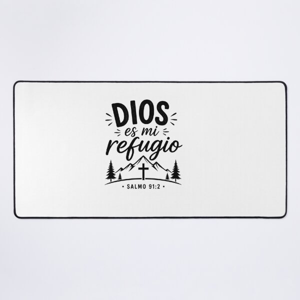 Item preview, God is my Refuge | Psalm 91:2 | Colorful Christian Phrase | Christian Faith Design designed and sold by MARSHORY.