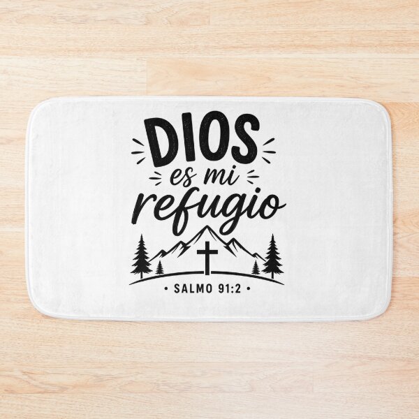 Item preview, God is my Refuge | Psalm 91:2 | Colorful Christian Phrase | Christian Faith Design designed and sold by MARSHORY.