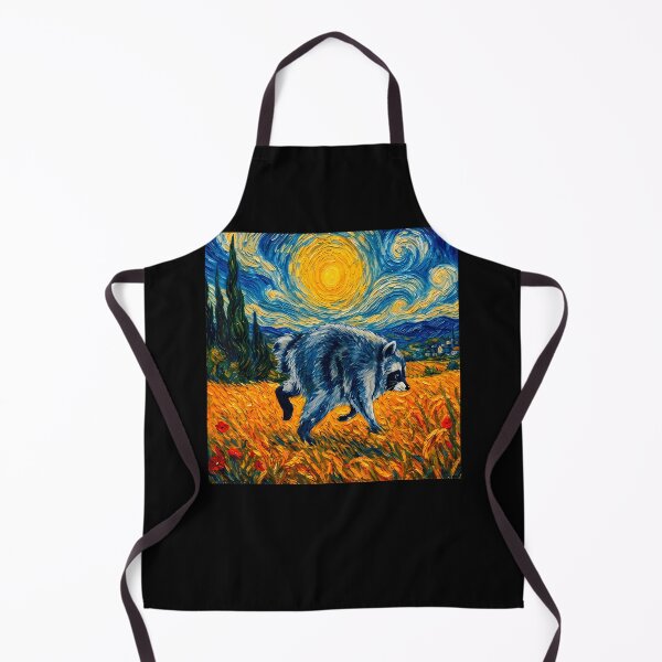 Item preview, Retro Jimothy Raccoon Starry Night Van Gogh Art Seattle Meme designed and sold by Apparel-Vortex.