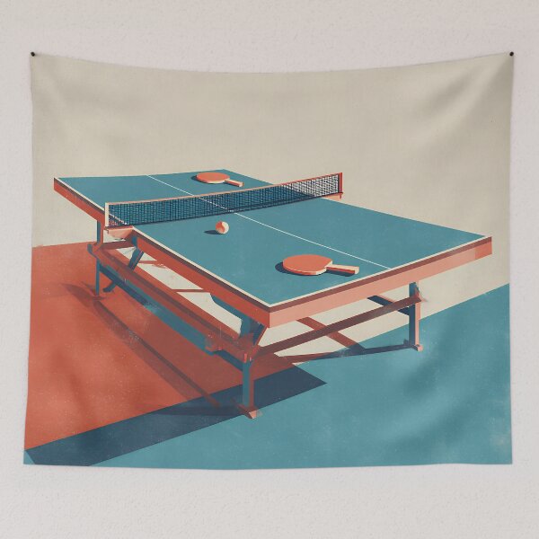 Item preview, Table Tennis Retro Art designed and sold by Design Atlas.