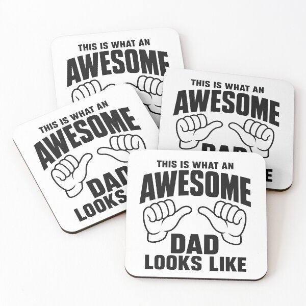 Item preview, AWESOME DAD This is what an dad looks like designed and sold by bobcatmarty.