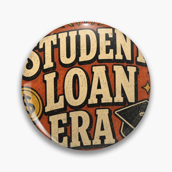 Item preview, Student Loan Era Funny College Student Sticker Back to School Gift designed and sold by RedRubyBubble.