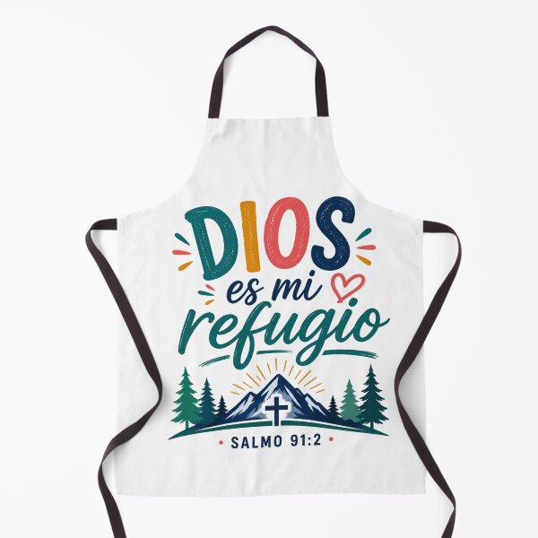 Item preview, God is my Refuge | Psalm 91:2 | Colorful Christian Phrase | Christian Faith Design designed and sold by MARSHORY.