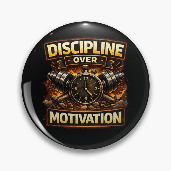 Item preview, Discipline Over Motivation – Gym Fitness Workout Motivation Shirt designed and sold by TeeMint5.
