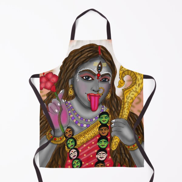 Item preview, Goddess Kalika Artwork | Divine Kali Maa Digital Painting Illustration designed and sold by Harshit_Digital_Arts.