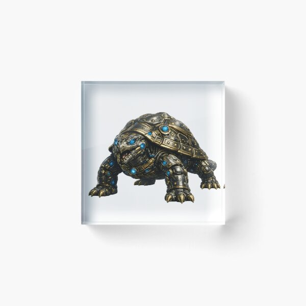 Item preview, Steel Turtle V5 | Premium Cybernetic Mechanical Turtle | Futuristic Industrial Sea Beast designed and sold by SteelCoat Studio.