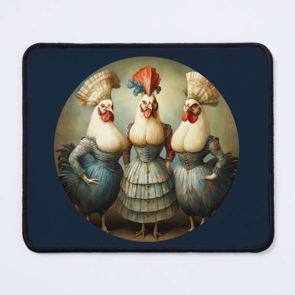 Item preview, Three French Hens funny christmas designed and sold by FoldedRainbow.