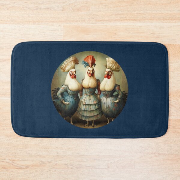 Item preview, Three French Hens funny christmas designed and sold by FoldedRainbow.
