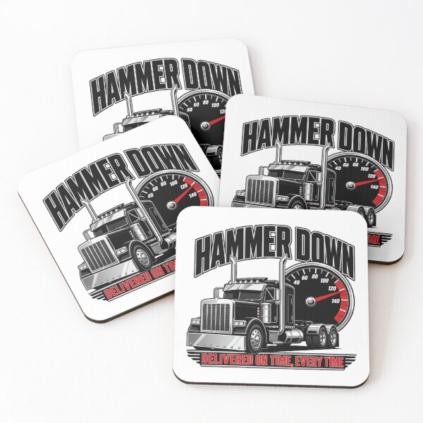 Item preview, Trucker, delivered on time designed and sold by TrueBlueTrades.