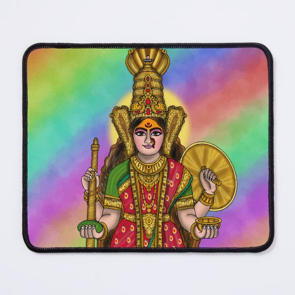 Item preview, Goddess Mahalakshmi Artwork | Divine Hindu Goddess Digital Painting Illustration designed and sold by Harshit_Digital_Arts.