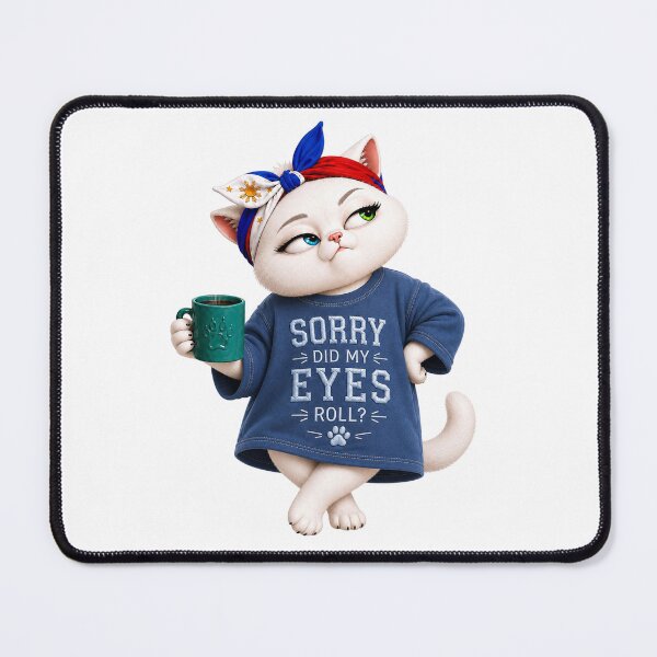Item preview, Sorry did my eyes roll cat designed and sold by SHARAMDARA.