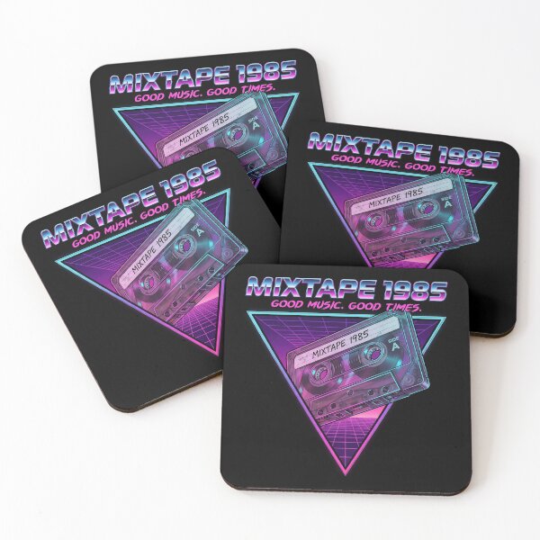 Item preview, Mixtape 1985 – Vintage Retro Cassette Tape | 80s Synthwave Design designed and sold by musmus76.