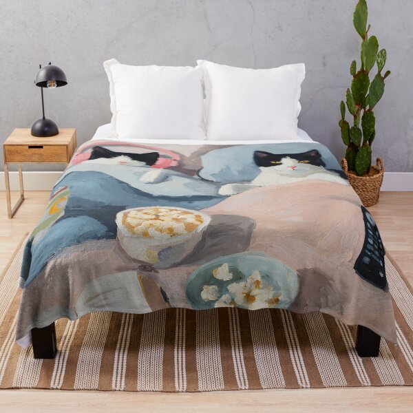 Item preview, Cat Couple Cozy Night In designed and sold by Design Atlas.