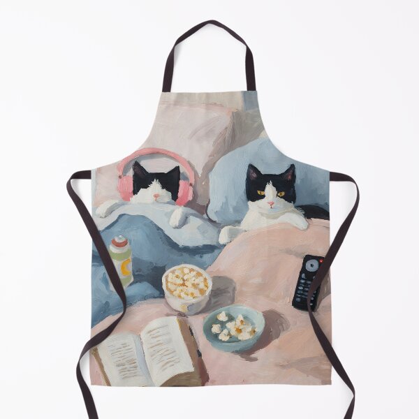 Item preview, Cat Couple Cozy Night In designed and sold by Design Atlas.