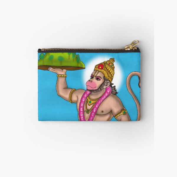 Item preview, Lord Hanuman Artwork | Powerful Hindu God Digital Painting Illustration designed and sold by Harshit_Digital_Arts.