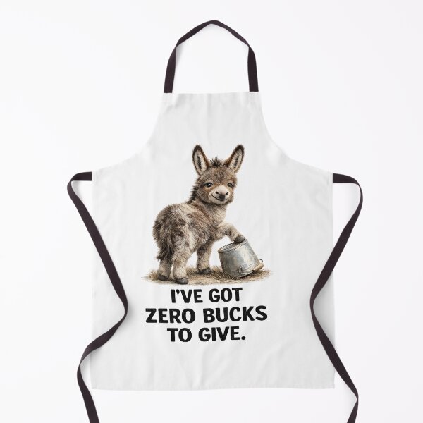Item preview, Zero Bucks to Give Funny Mini Donkey designed and sold by HippyRikky.