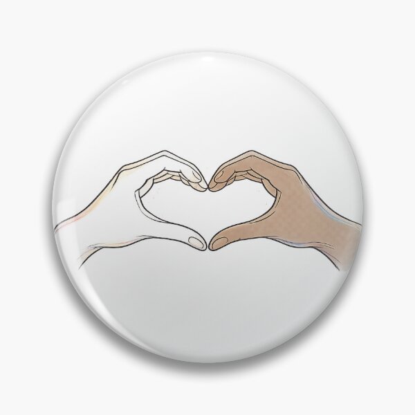 Item preview, Minimalist Heart Hands Line Art Sticker | Love Hand Gesture | Couple Aesthetic | Romantic Outline Drawing Gift designed and sold by ArtByTripti.