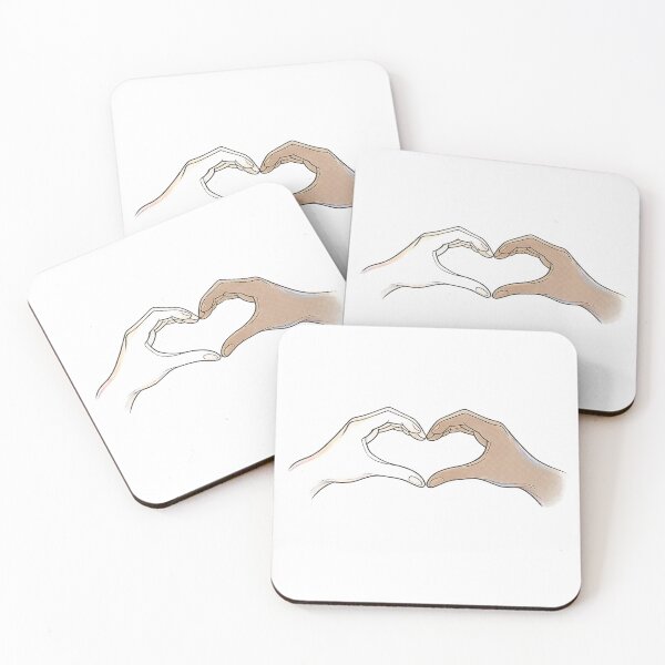 Item preview, Minimalist Heart Hands Line Art Sticker | Love Hand Gesture | Couple Aesthetic | Romantic Outline Drawing Gift designed and sold by ArtByTripti.
