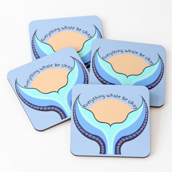 Item preview, Everything Whale Be Okay  designed and sold by RollingRecovery.