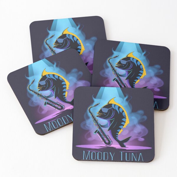 Item preview, Moody Tuna – Jazz Musician Fish Graphic Tee | Smooth & Atmospheric Design designed and sold by SIGNAL & BLOOM.