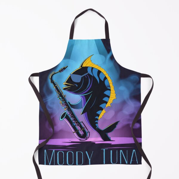 Item preview, Moody Tuna – Jazz Musician Fish Graphic Tee | Smooth & Atmospheric Design designed and sold by SIGNAL & BLOOM.