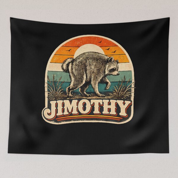 Item preview, Mapache Jimothy Viral, animal del bosque de Seattle. designed and sold by Apparel-Vortex.