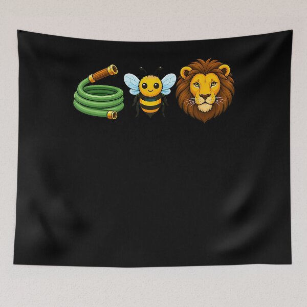 Item preview, Hose Bee Lion Rebus Pun For We designed and sold by Apparel-Vortex.