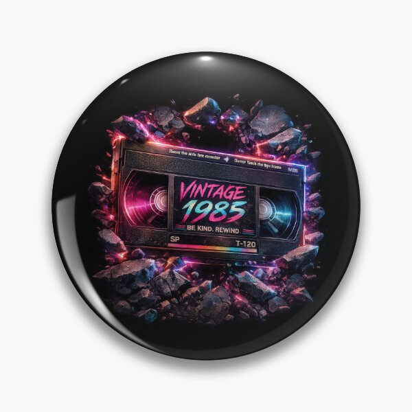 Item preview, Vintage 1985 VHS Tape – Retro 80s Neon Aesthetic designed and sold by musmus76.