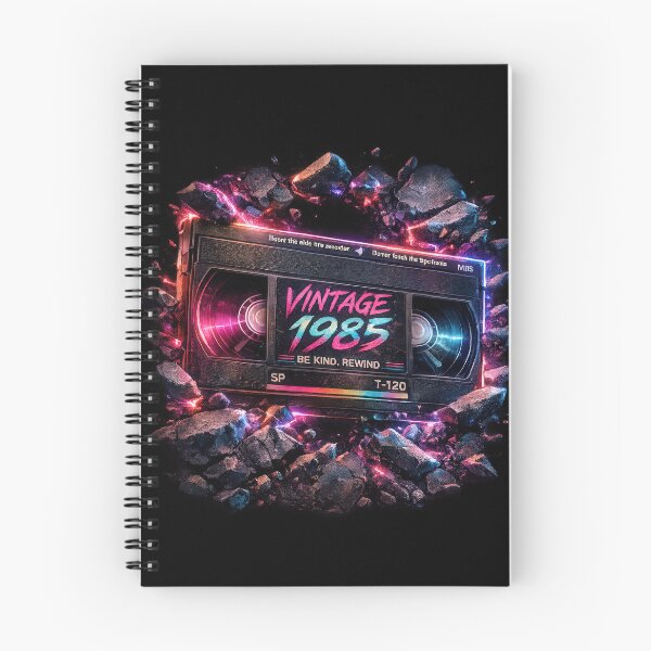 Item preview, Vintage 1985 VHS Tape – Retro 80s Neon Aesthetic designed and sold by musmus76.