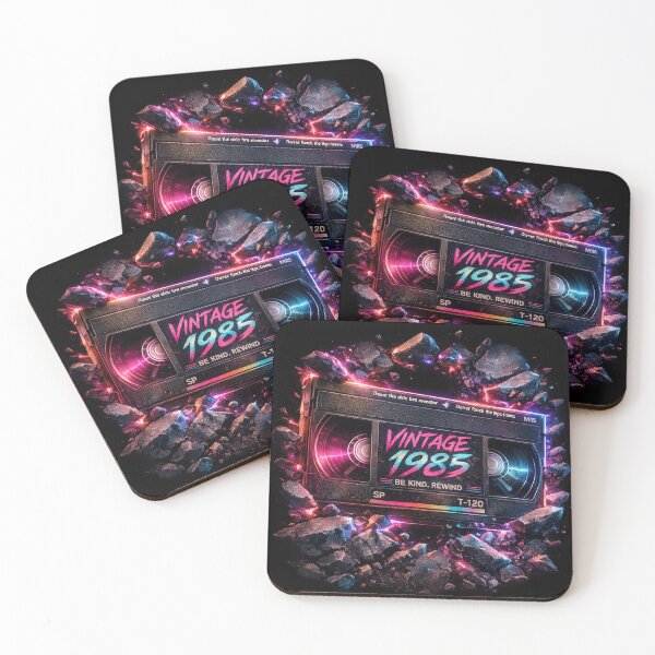 Item preview, Vintage 1985 VHS Tape – Retro 80s Neon Aesthetic designed and sold by musmus76.